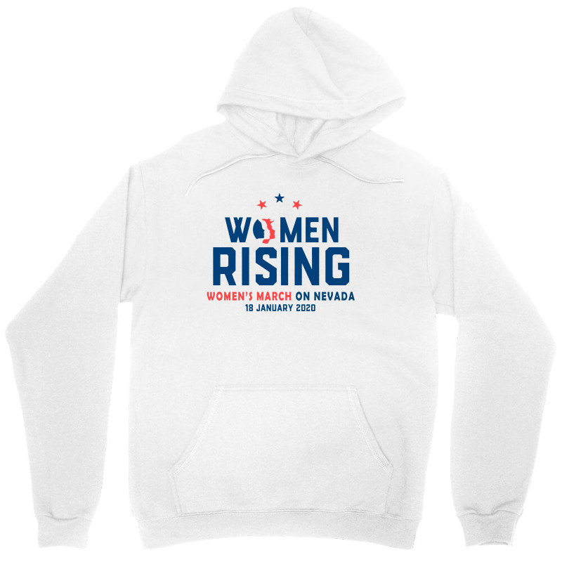 Women's Rising   Women's March On Nevada 2 Unisex Hoodie | Artistshot