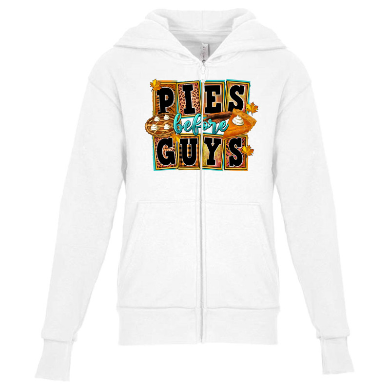 Pies Before Guys Youth Zipper Hoodie by FaDigitalArtStudio | Artistshot