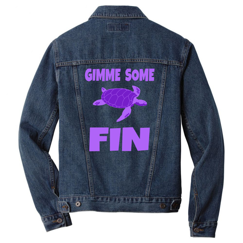 Gimme Some Fin Men Denim Jacket | Artistshot