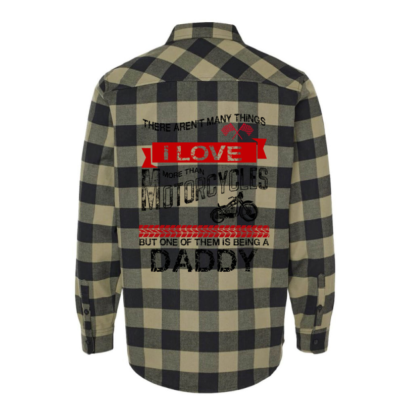 This Daddy Loves Motorcycles Flannel Shirt | Artistshot