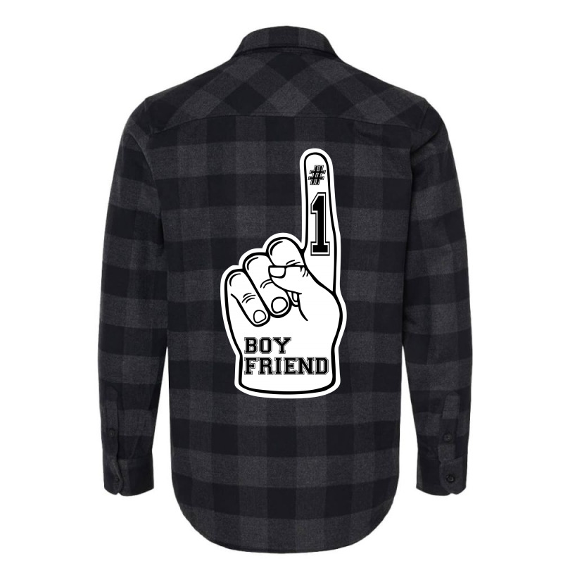 Number One Boyfriend ( #1 Boyfriend ) Flannel Shirt | Artistshot