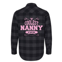 Coolest Nanny Ever Flannel Shirt | Artistshot