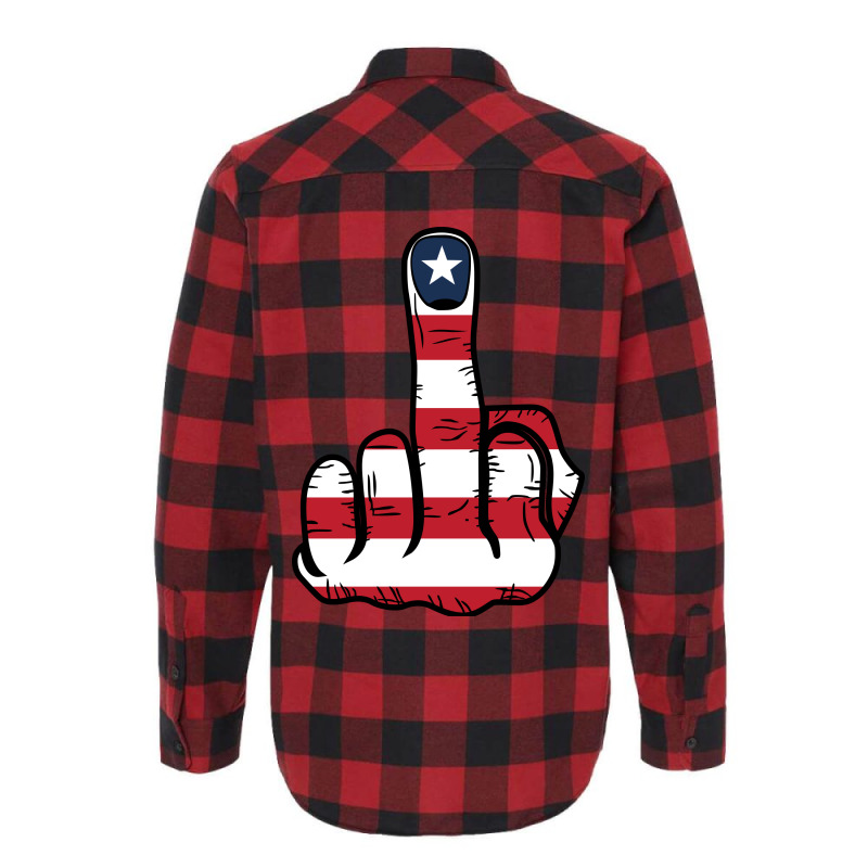 American flag shop flannel shirt