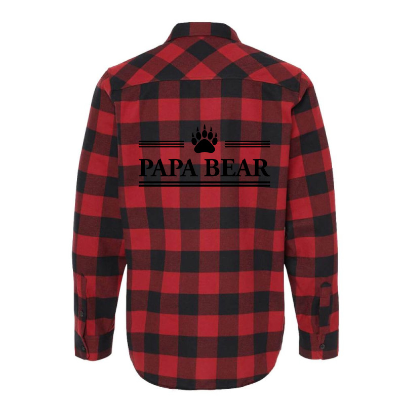 Papa Bear Flannel Shirt by tshiart | Artistshot