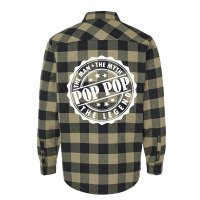 Pop Pop The Man The Myth The Legend Flannel Shirt | Artistshot