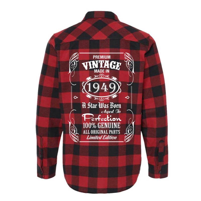Premium Vintage Made In 1949 Flannel Shirt | Artistshot