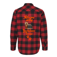 Sleeps With Yorkshire Terrier Flannel Shirt | Artistshot