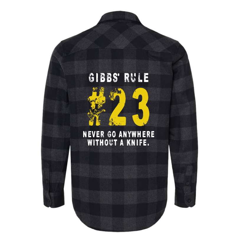 Gibbs's Rules 23 Flannel Shirt | Artistshot