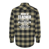Being A Teacher Flannel Shirt | Artistshot