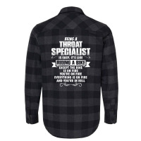 Being A Throat Specialist Flannel Shirt | Artistshot