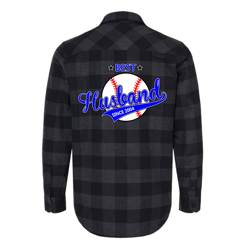 Best Husbond Since 2004 Baseball Flannel Shirt | Artistshot