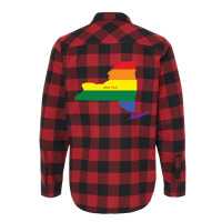 New York Rainbow Flag Flannel Shirt | Artistshot