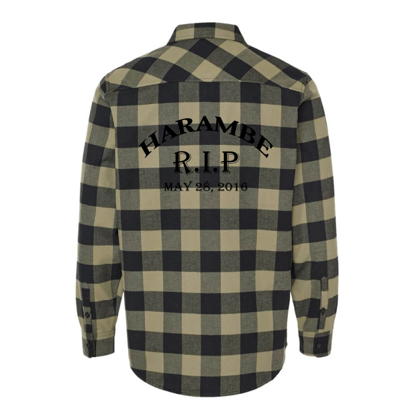 Harambe Rip May 28 2016 Flannel Shirt | Artistshot