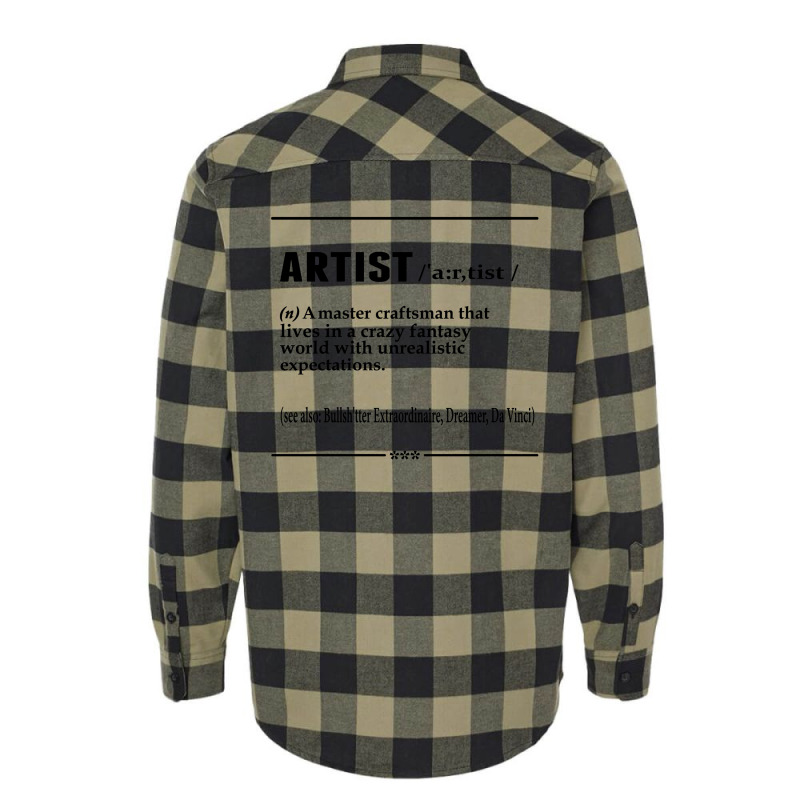 Artist Noun Flannel Shirt by SabriAcar | Artistshot