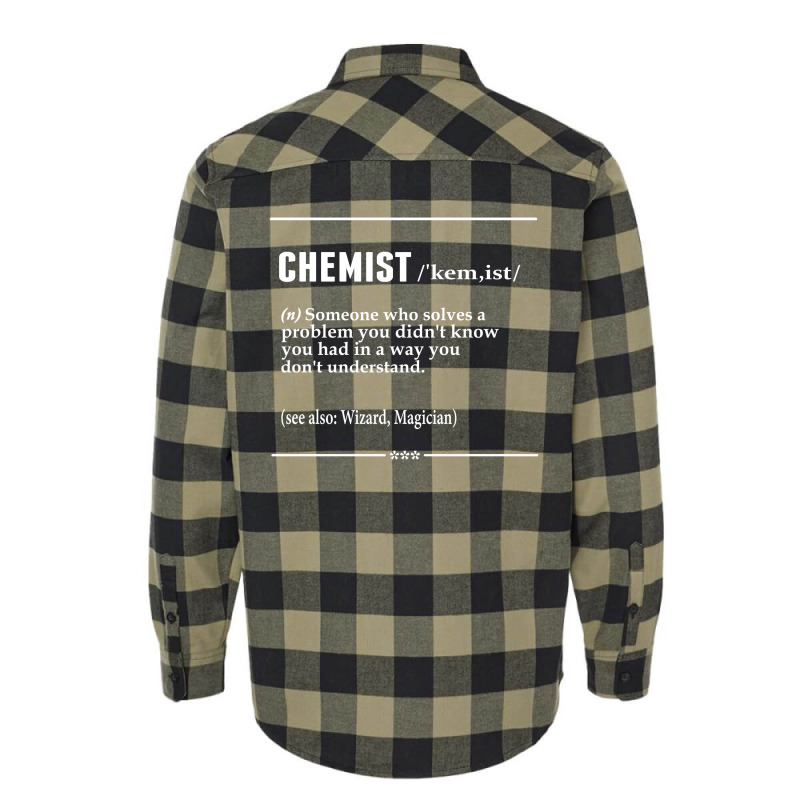 Chemist Noun Flannel Shirt | Artistshot