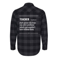 Teacher Noun Flannel Shirt | Artistshot