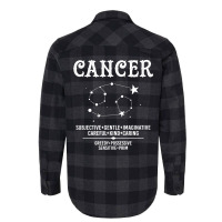 Cancer Zodiac Sign Flannel Shirt | Artistshot