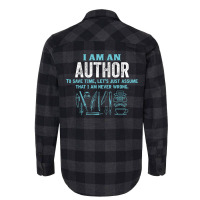 I Am An Author... Flannel Shirt | Artistshot