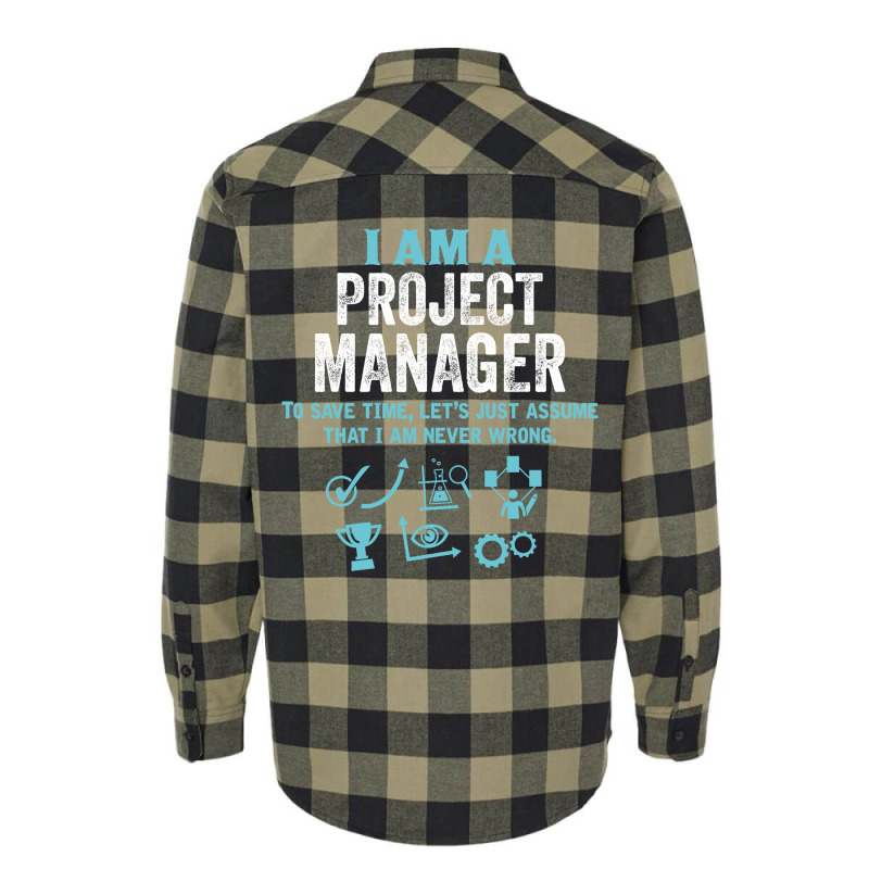 I Am A Project Manager... Flannel Shirt | Artistshot