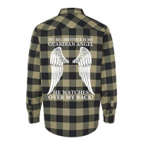 My Big Brother Is My Guardian Angel Flannel Shirt | Artistshot