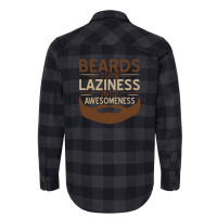 Beards Laziness Flannel Shirt | Artistshot