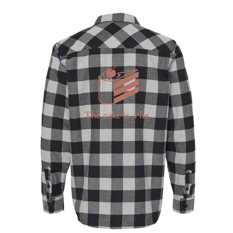 Cake Is A Lie Flannel Shirt | Artistshot