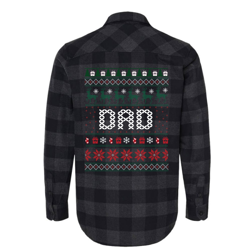 Dad Ugly Christmas Flannel Shirt | Artistshot