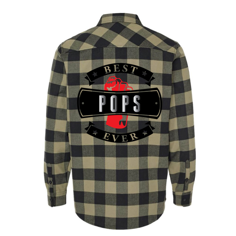 Best Pops Ever Flannel Shirt | Artistshot