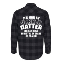 Jeg Har En Vakker Datter Flannel Shirt | Artistshot