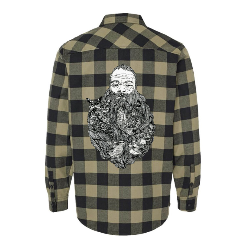 Birdbeard Flannel Shirt by DitreamX | Artistshot