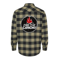 Fire The Canon Flannel Shirt | Artistshot