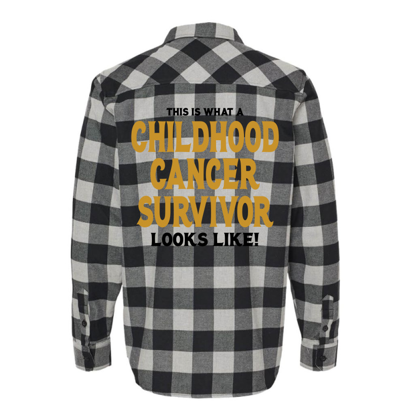 Never Underestimate The Strength Of A Childhood Cancer Warrior Flannel Shirt | Artistshot