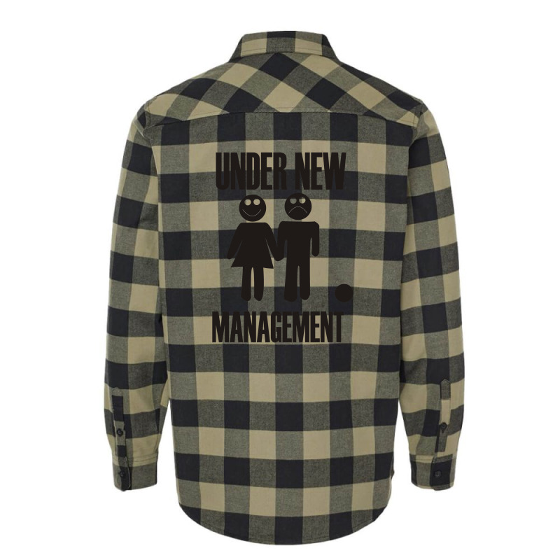 Under New Management Stag Night Wedding Mens Flannel Shirt | Artistshot