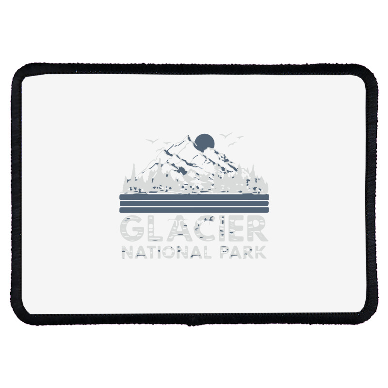 Glacier National Park Rectangle Patch | Artistshot