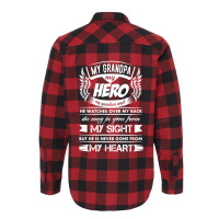 My Hero My Grandpa Flannel Shirt | Artistshot