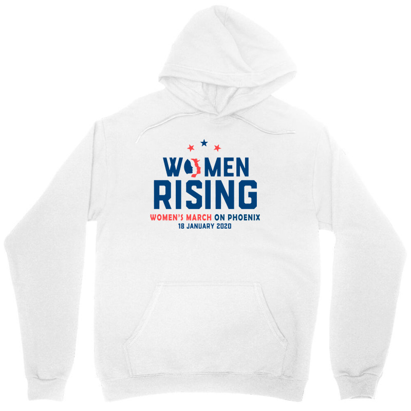 Women's Rising   Women's March On Phoenix 2 Unisex Hoodie | Artistshot