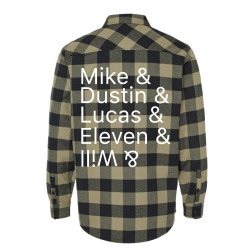 Mike & Dustin & Lucas & Will & Flannel Shirt | Artistshot