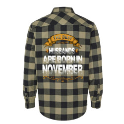 The Best Husbands Are Born In November Flannel Shirt | Artistshot