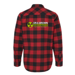 dr emmett doc brown enterprises back to the future Flannel Shirt | Artistshot