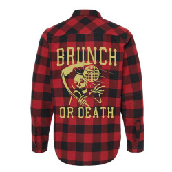 brunch or death Flannel Shirt | Artistshot