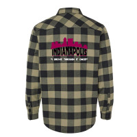 Indianapolis I Drove Through It Once Flannel Shirt | Artistshot