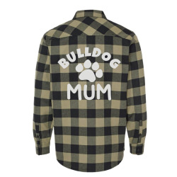 bulldog mum Flannel Shirt | Artistshot