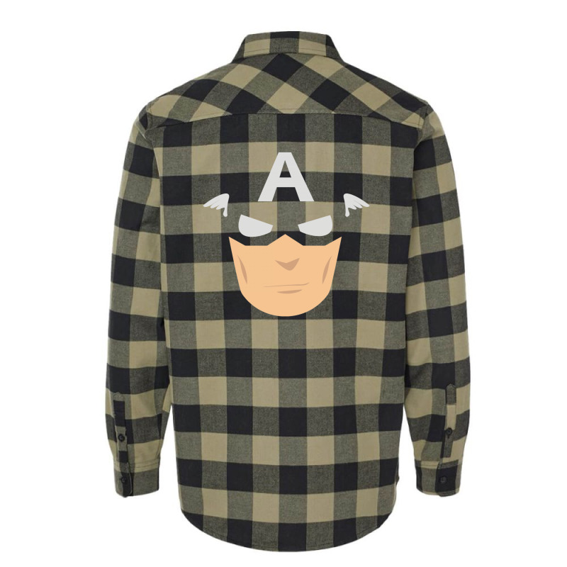 Captain America Mask Flannel Shirt | Artistshot
