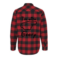 I'm With Goofy Flannel Shirt | Artistshot