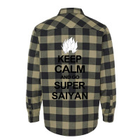 Keep Calm And Go Super Saiyan T Shirt Tee Dragon Dbz Ball Goku Z Veget Flannel Shirt | Artistshot