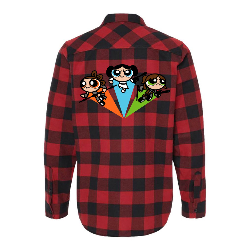 Powerpew Girls Flannel Shirt | Artistshot