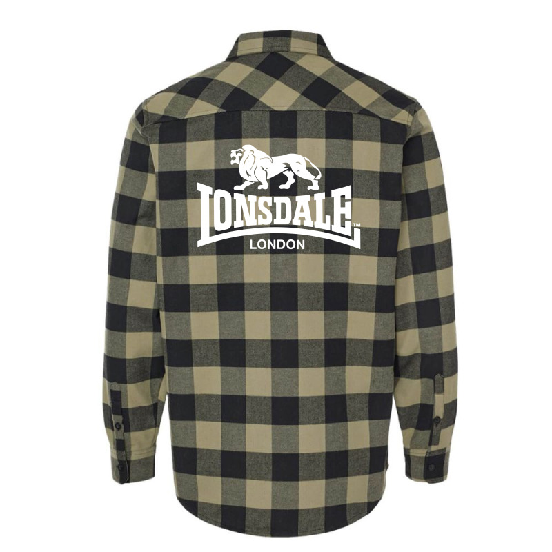 Lonsdale Classic Logo Lion Flannel Shirt by nbobatiga | Artistshot