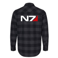 Mass Effect N7 Logo Flannel Shirt | Artistshot