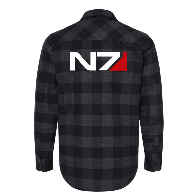 Mass Effect N7 Logo Flannel Shirt | Artistshot