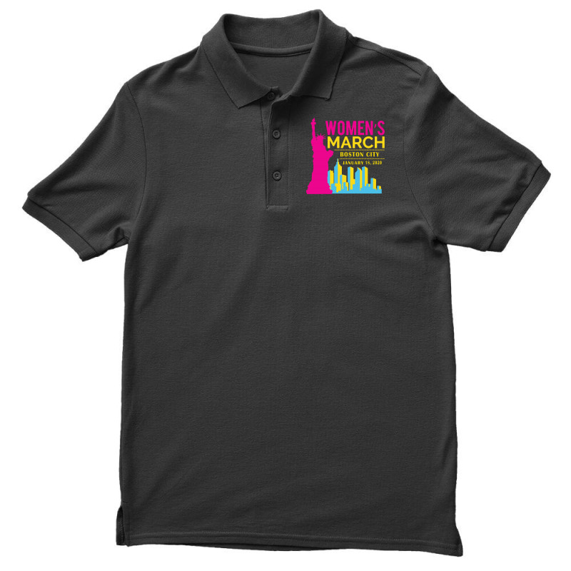 Women's March Boston City, January 18 2020 Men's Polo Shirt | Artistshot